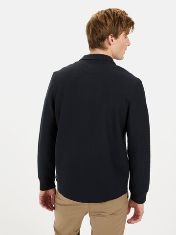 CAMEL ACTIVE Sweat-Overshirt mit Brusttaschen in Blau