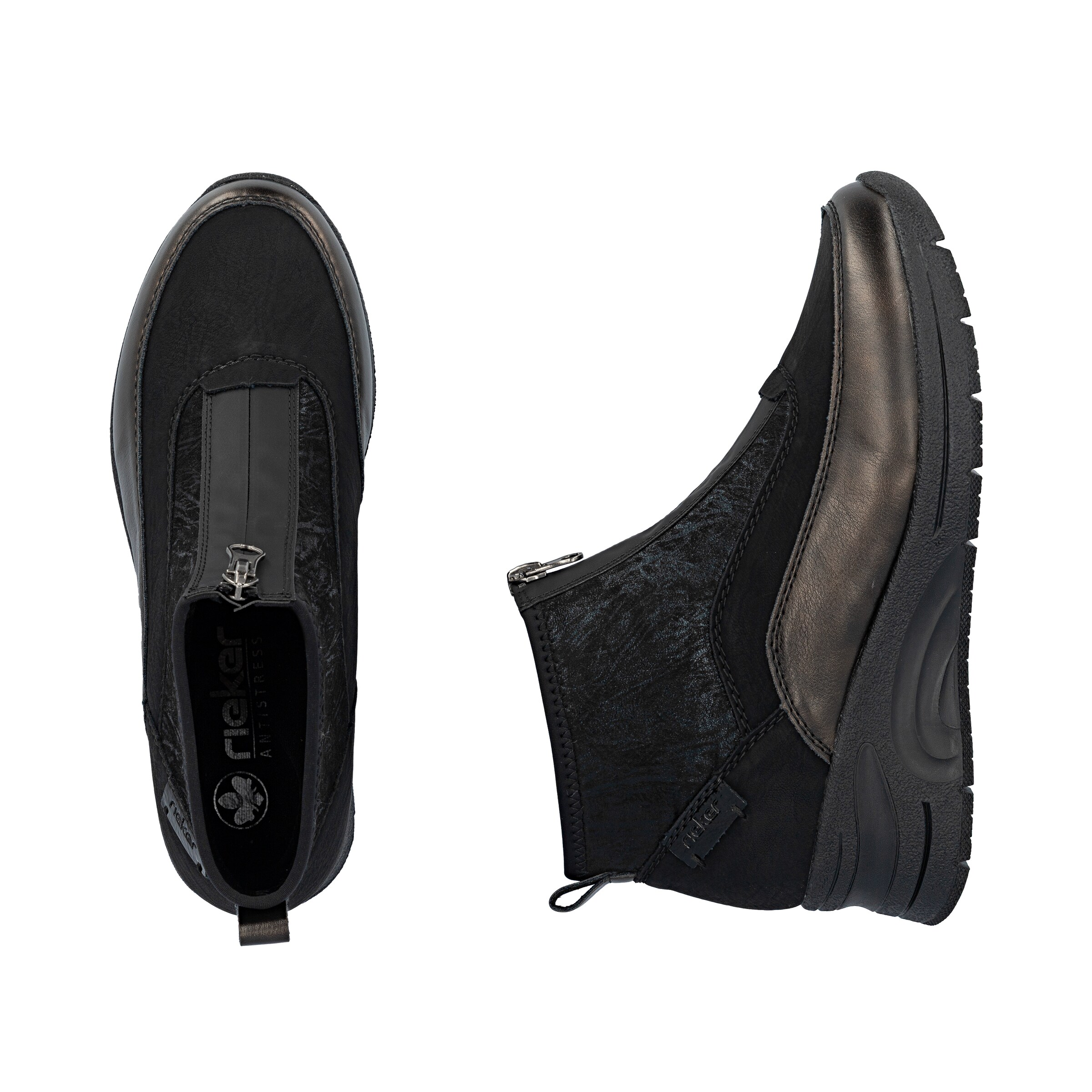 Baskets hautes Rieker en noir