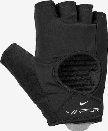 NIKE Athletic Gloves 'Vapor Elite' in Black: front
