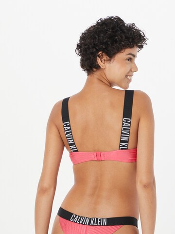 Calvin Klein Swimwear Bustier Bikinitop 'Intense Power' in Pink