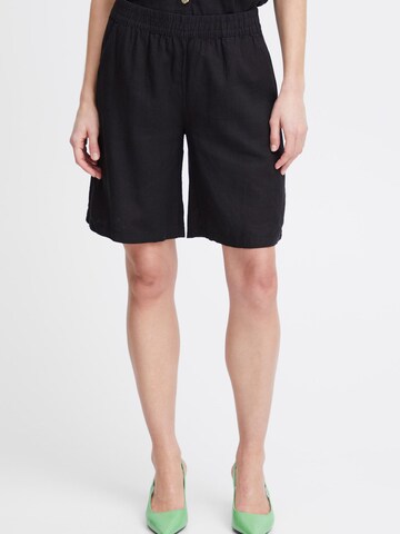 b.young - Loosefit Calças 'Alakka' em preto: frente