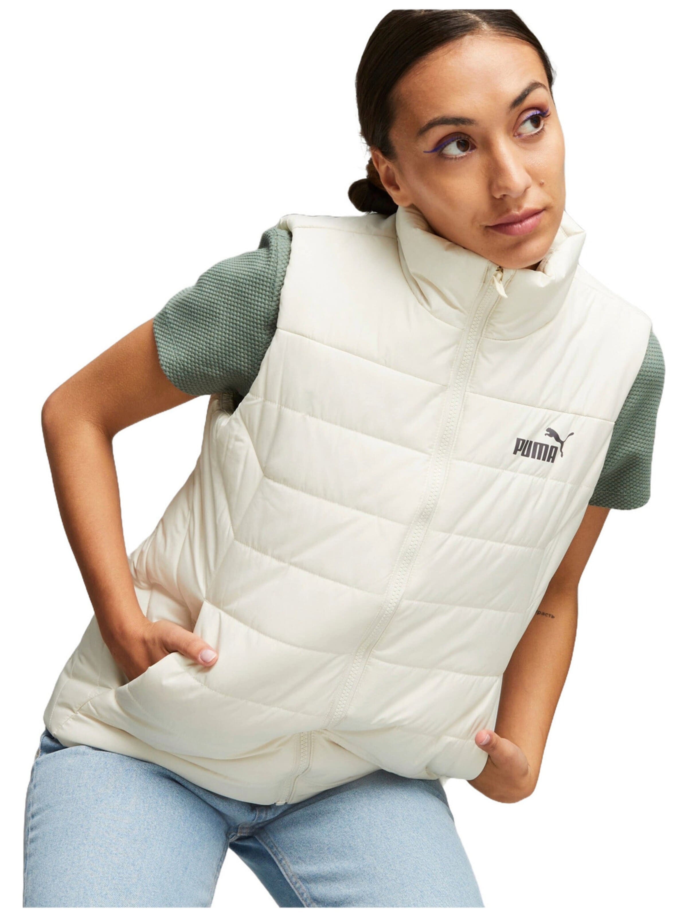 PUMA Vest 'Puma ESS Padded Vest' in Beige