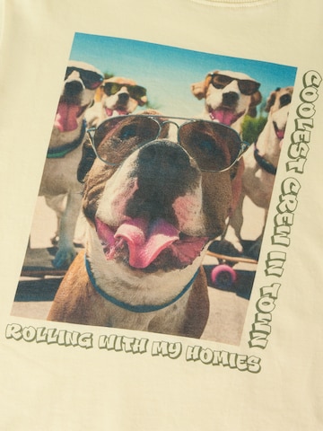 Tricou 'NKMVOTO' de la NAME IT pe galben