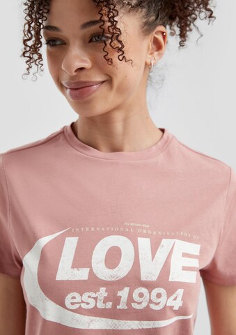 QS Shirt in Roze