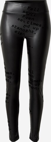 regular Leggings di Frogbox in nero: frontale