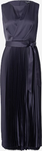 Robe de cocktail COMMA en bleu : devant