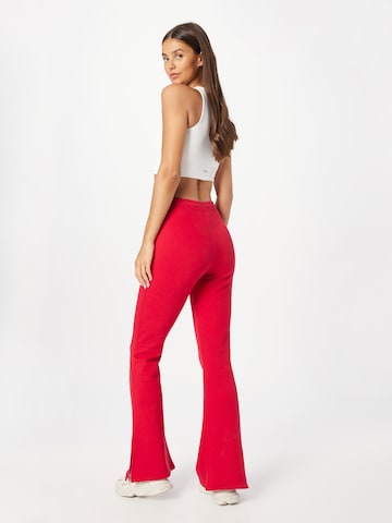 HOLLISTER Flared Broek in Rood