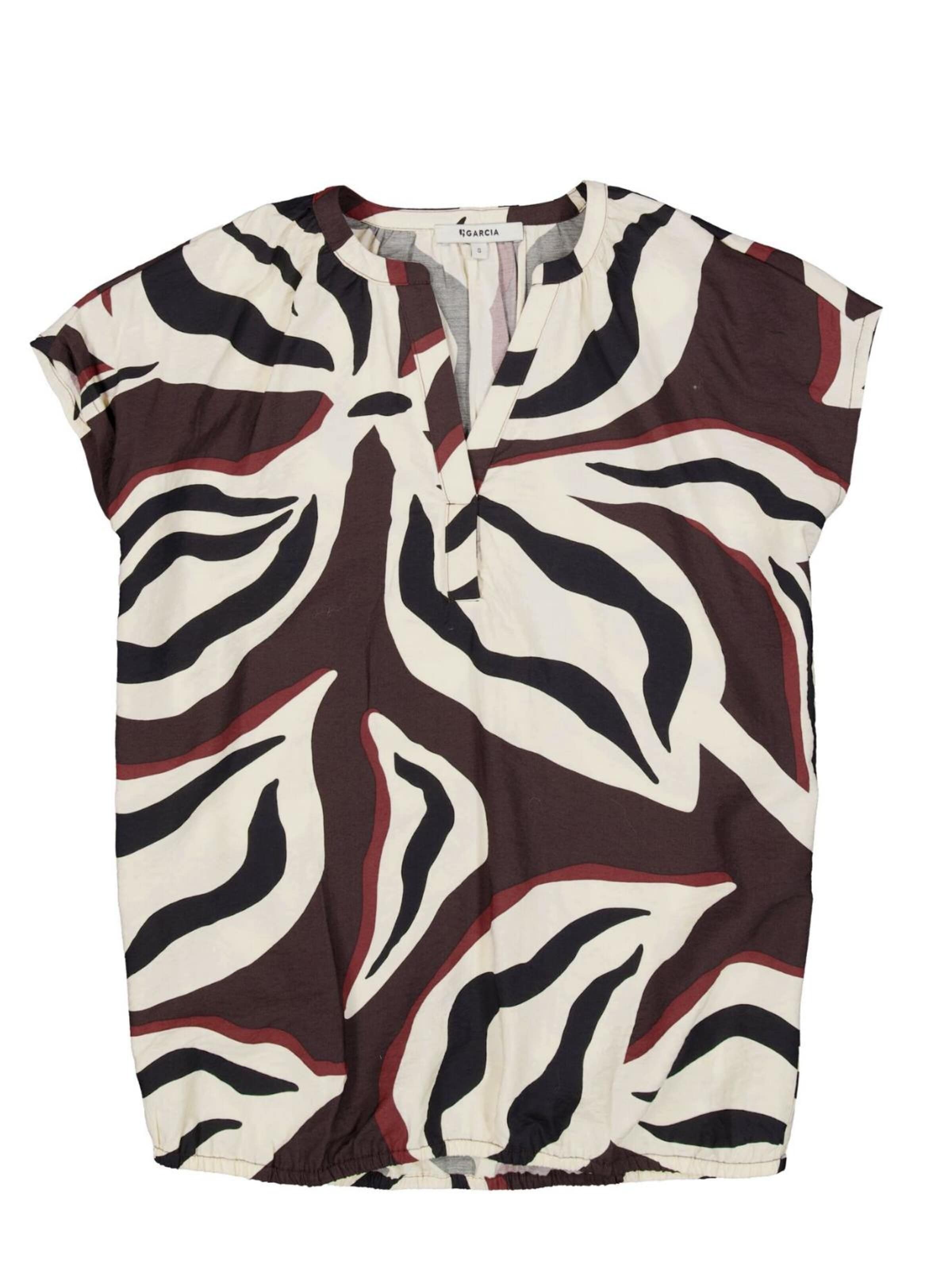 GARCIA Blouse in XL in de kleur Bruin, Productweergave