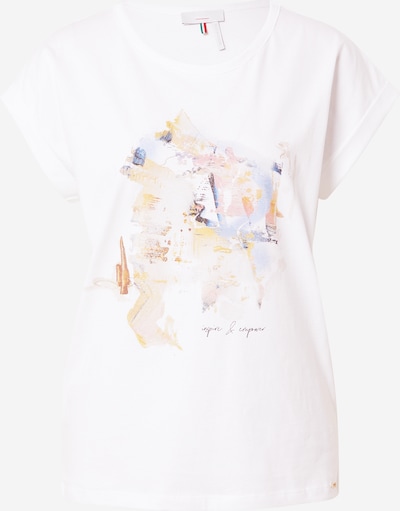 CINQUE T-Shirt 'Tes' in hellblau / karamell / goldgelb / rosa / offwhite, Produktansicht