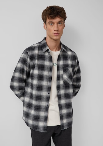 s.Oliver Regular fit Overhemd in Zwart: voorkant