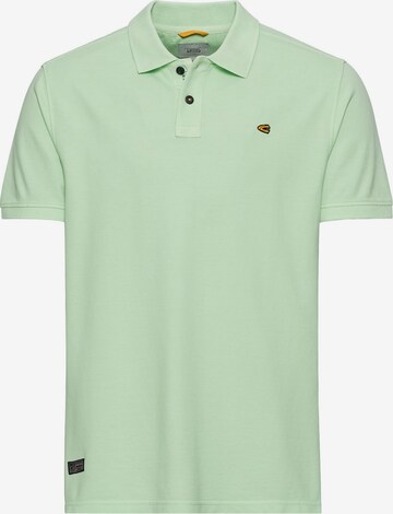 CAMEL ACTIVE Shirt 'Piqué' in Green: front