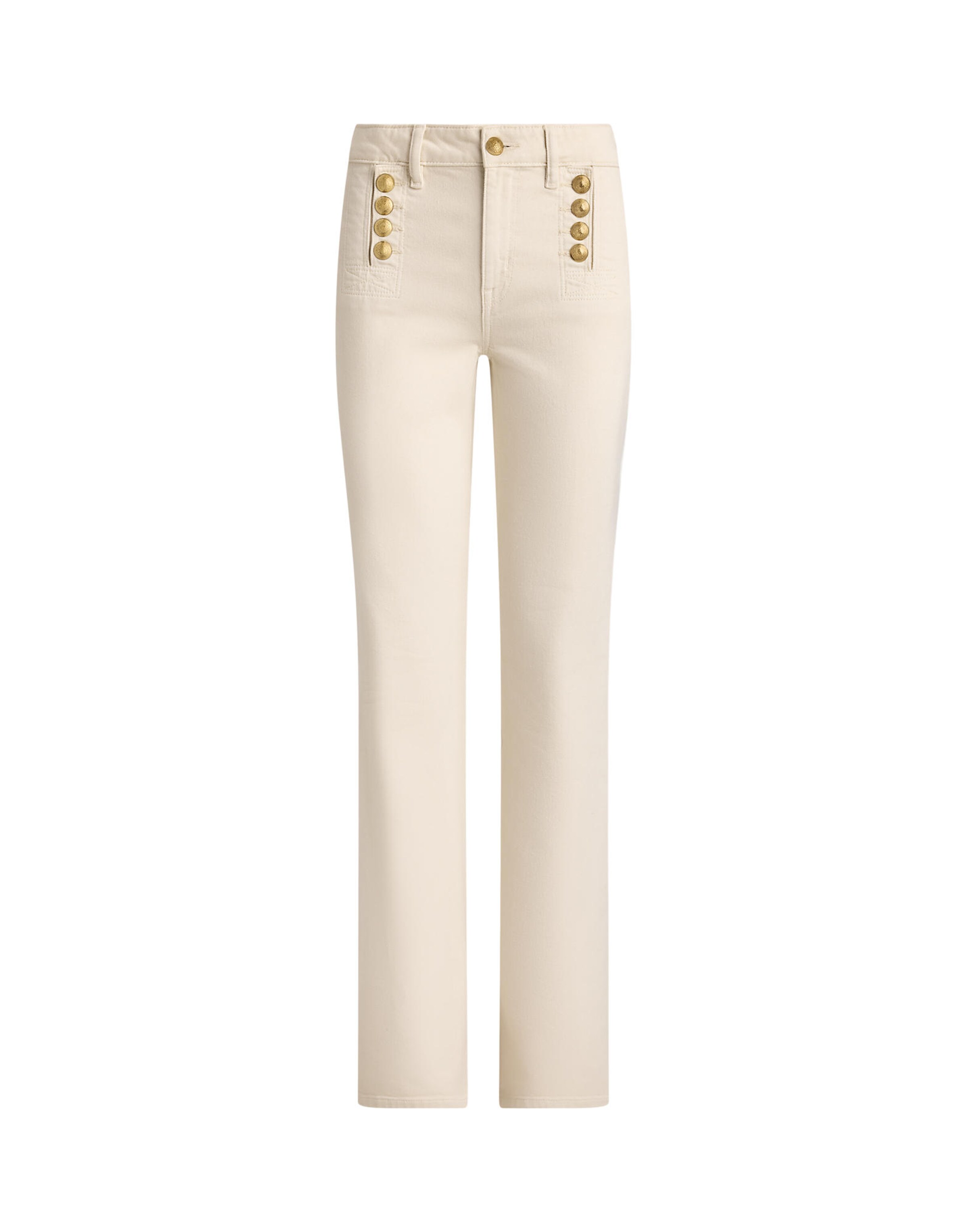 Lauren Ralph Lauren Flared Jeans i beige: forside