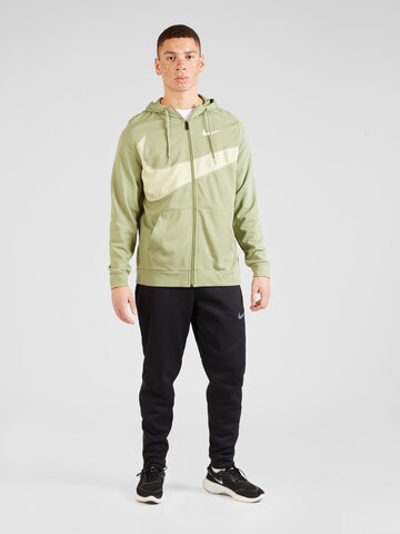 NIKE - Sudadera con cremallera deportiva 'ENERGY' en verde