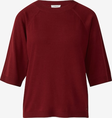 Pullover di s.Oliver in rosso: frontale