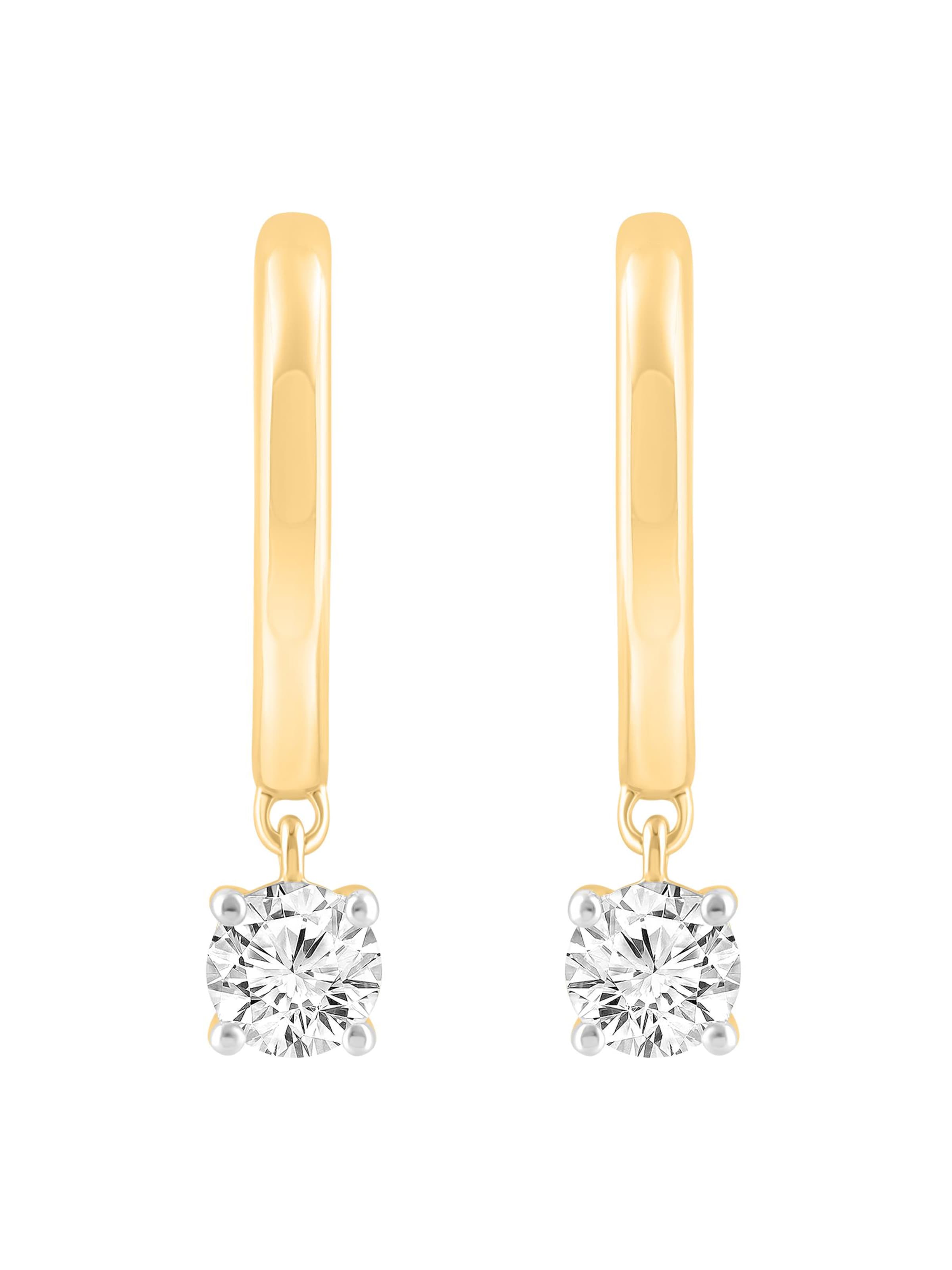 ETHISHER DIAMANTEN Earrings in Gold: front