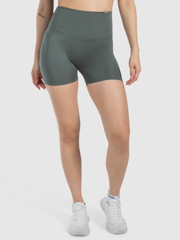 Smilodox Slimfit Sportbroek ' Leola ' in Groen: voorkant