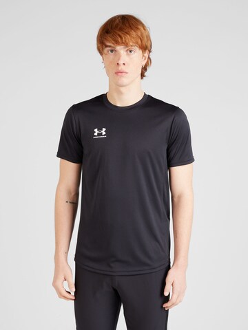 UNDER ARMOUR - Camiseta funcional 'Challenger' en negro: frente