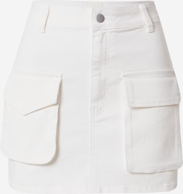 ABOUT YOU x Laura Giurcanu Skirt 'Yaren' in White: front