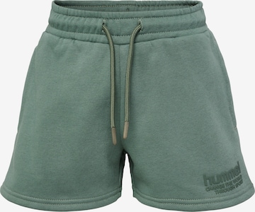 Hummel Regular Pants 'PURE' in Green: front