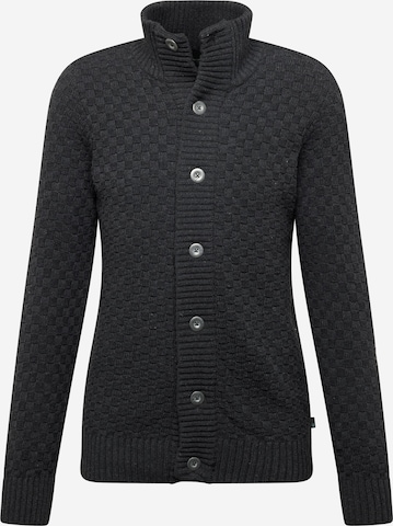 Kronstadt Knit Cardigan 'Benjamin' in Black: front