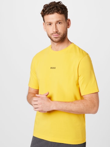 BOSS Orange T-Shirt 'Chup' in Gelb: predná strana