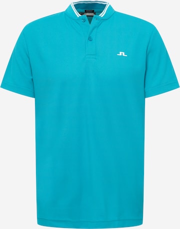 J.Lindeberg Functioneel shirt in Blauw: voorkant