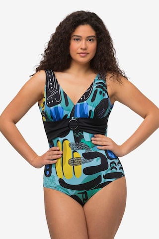 Ulla Popken Swimsuit in Mixed colors: front