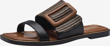 TAMARIS Mules in Black: front