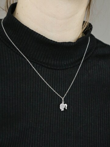 Lucardi Pendant 'Basic' in Silver: front