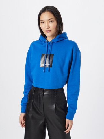 KARL LAGERFELD JEANS Sweatshirt in Blue: front