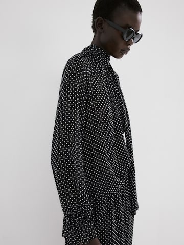 MANGO Bluzka 'POKY' w kolorze czarny