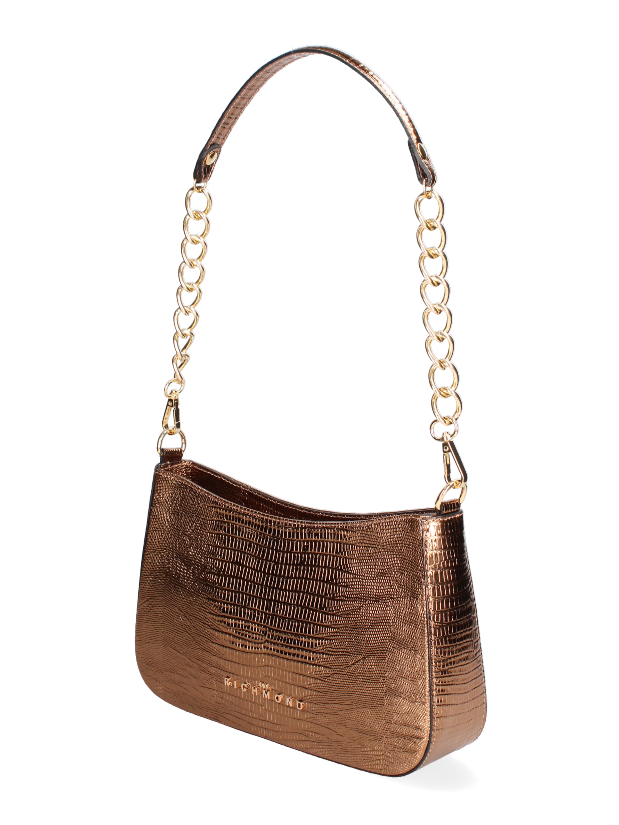 John Richmond Schoudertas in Brons: voorkant