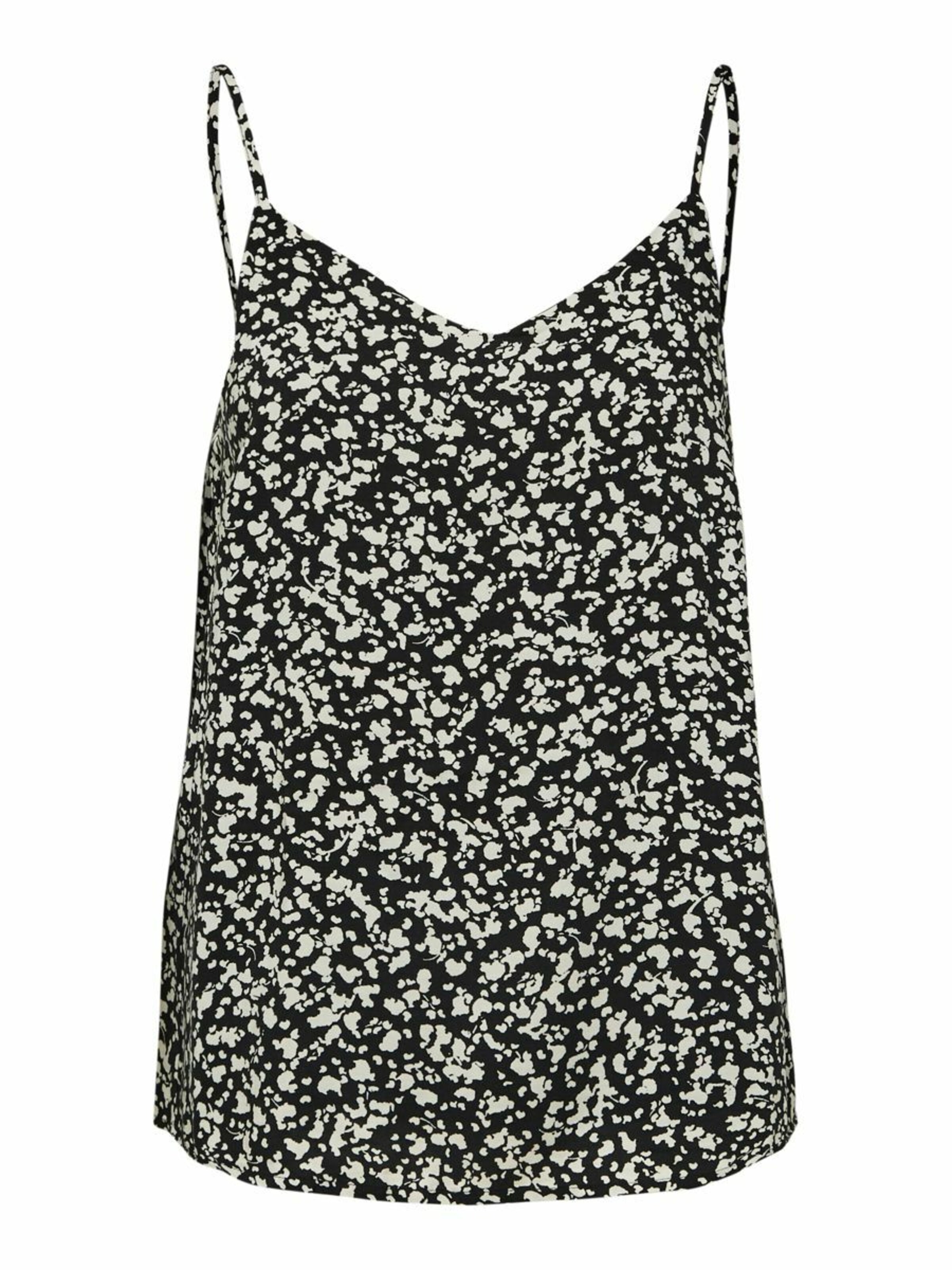 Selected Femme Petite Top 'SLFUMA' in Schwarz: Vorderseite