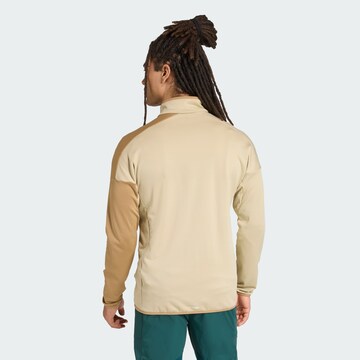 ADIDAS TERREX Funktionele fleece-jas 'Xperior' in Beige