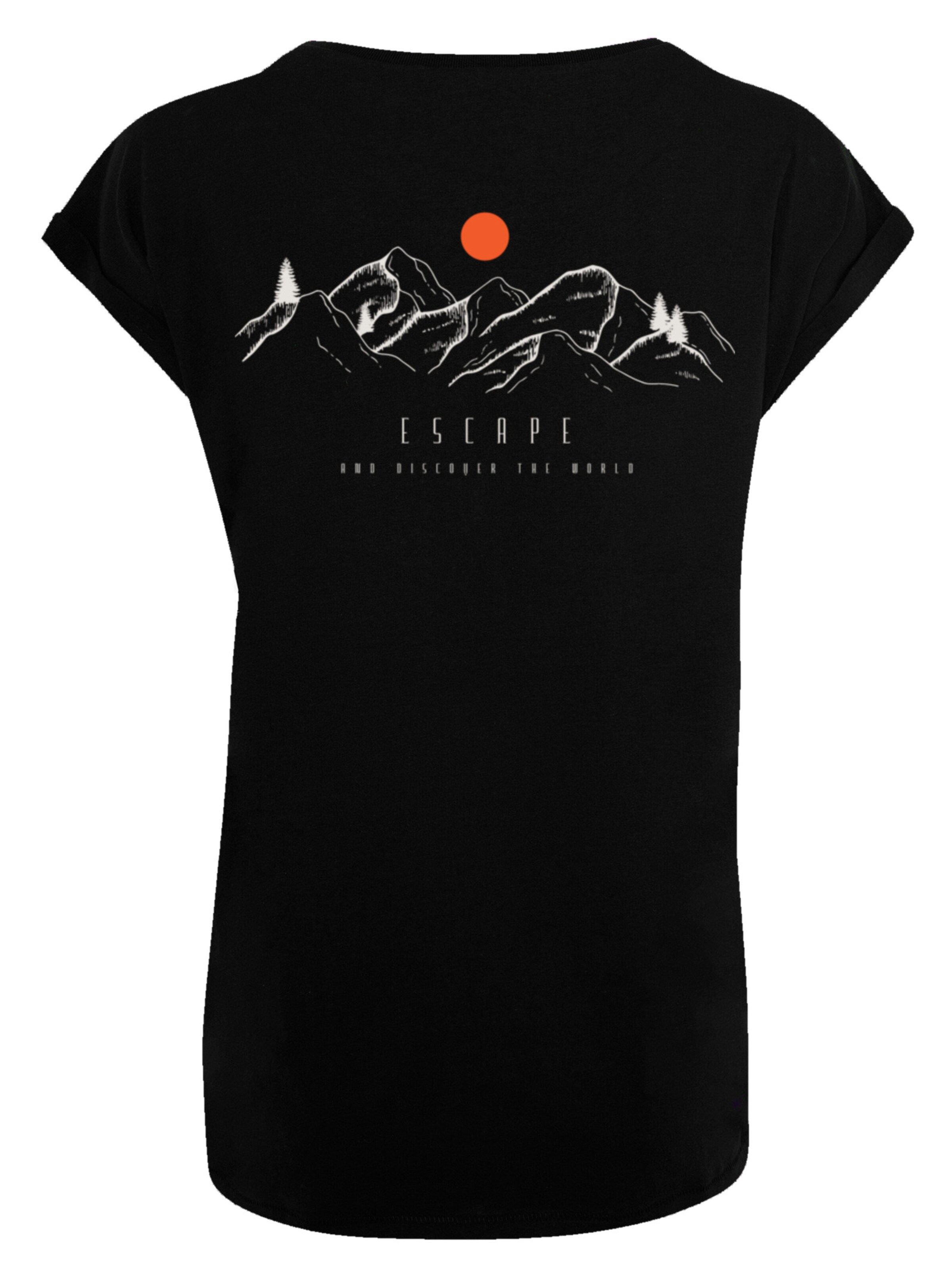 T-shirt 'Discover the world' F4NT4STIC en noir