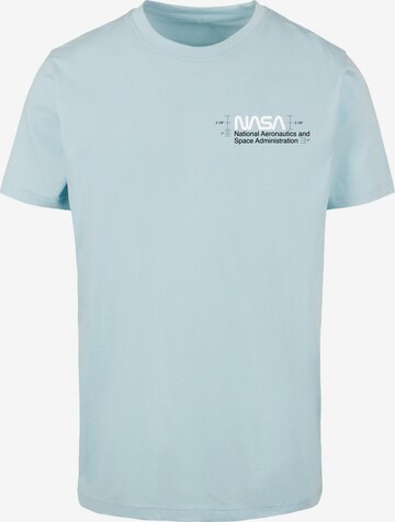 T-Shirt 'NASA - Aeronautics' Merchcode en bleu : devant