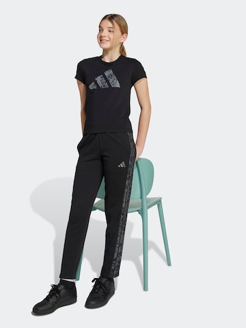 ADIDAS SPORTSWEAR Normalny krój Spodnie sportowe w kolorze czarny: przód