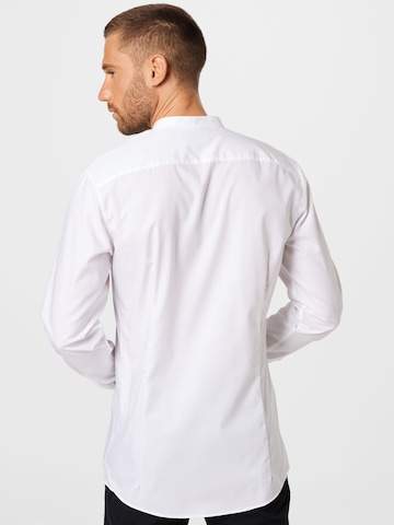 HUGO Red Slim fit Button Up Shirt 'Enrique' in White