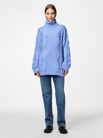 PIECES Trui 'PCDonsi' in Blauw: voorkant