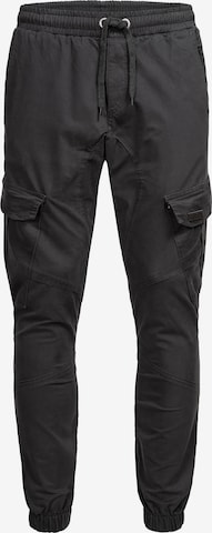 Pantalon cargo Alessandro Salvarini en gris : devant