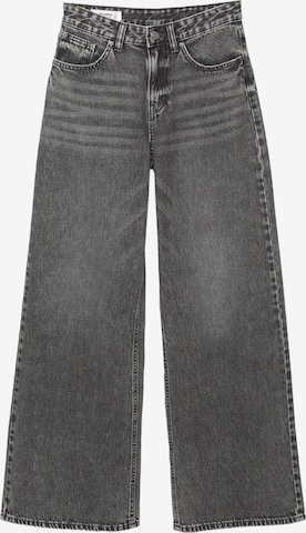 Pull&BearWide Leg/ Široke nogavice Traperice - siva boja: prednji dio