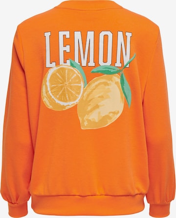 ONLY - Sweatshirt 'GIANNA' em laranja