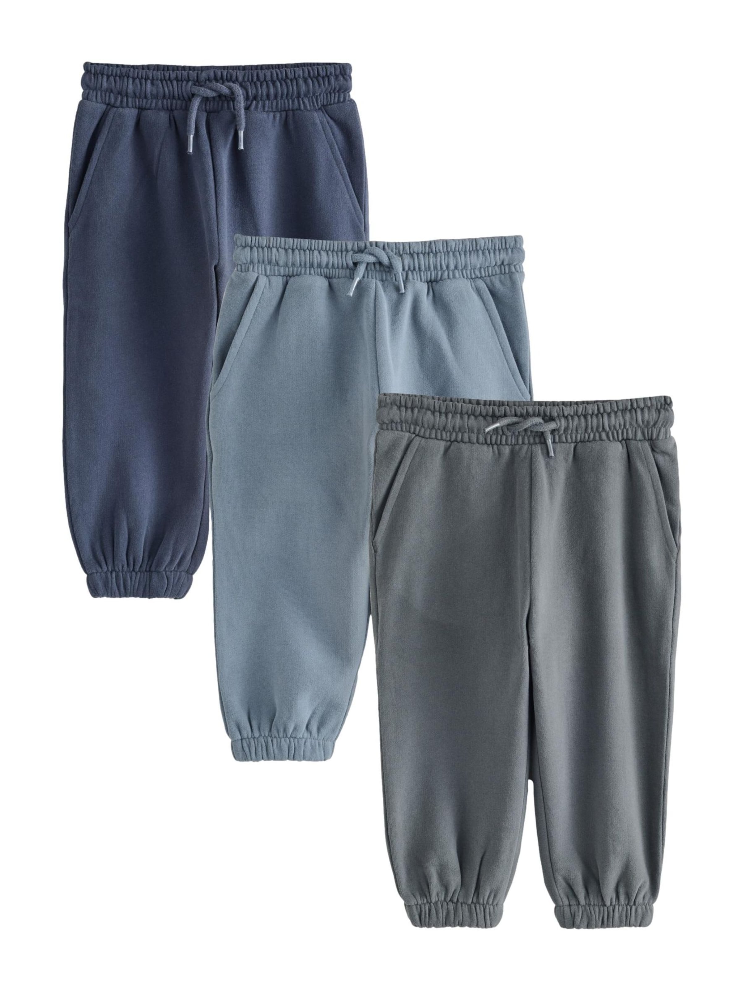Next Flared Trousers in Blue: front