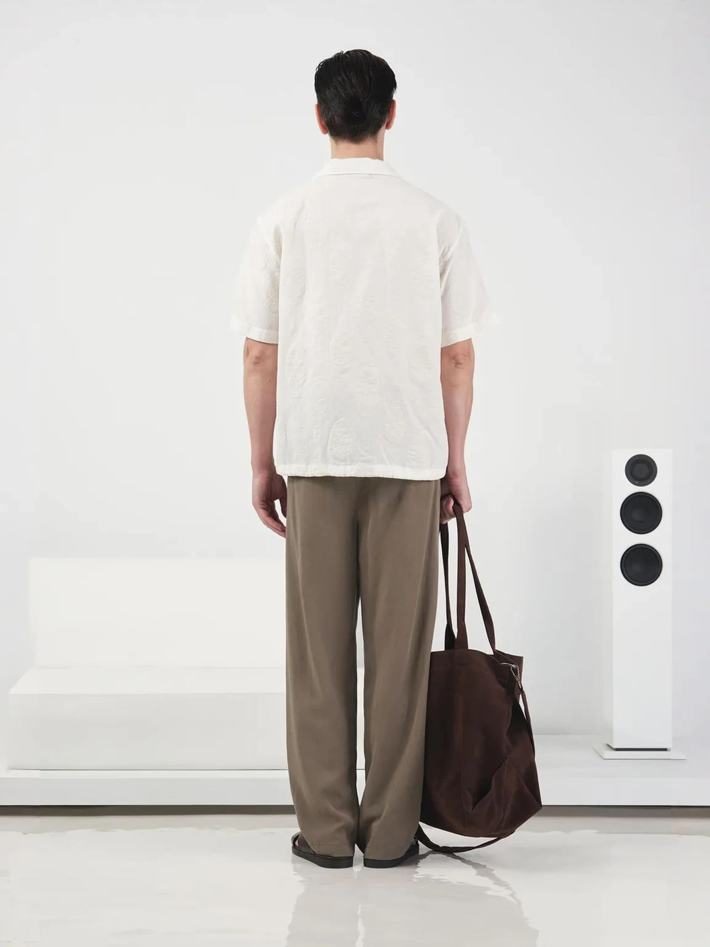 Giesto Regular fit Button Up Shirt in Beige