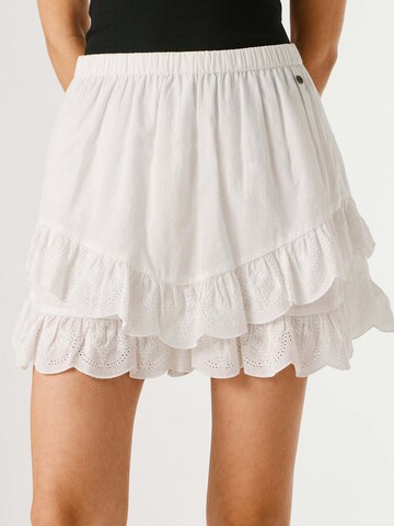 Gonna 'Camila' di Pepe Jeans in bianco