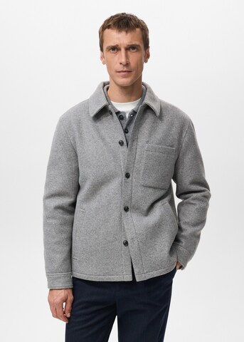 MANGO MAN Between-Season Jacket 'Ellis' in Grey: front