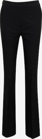 Orsay Flared Pleated Pants in Black: front