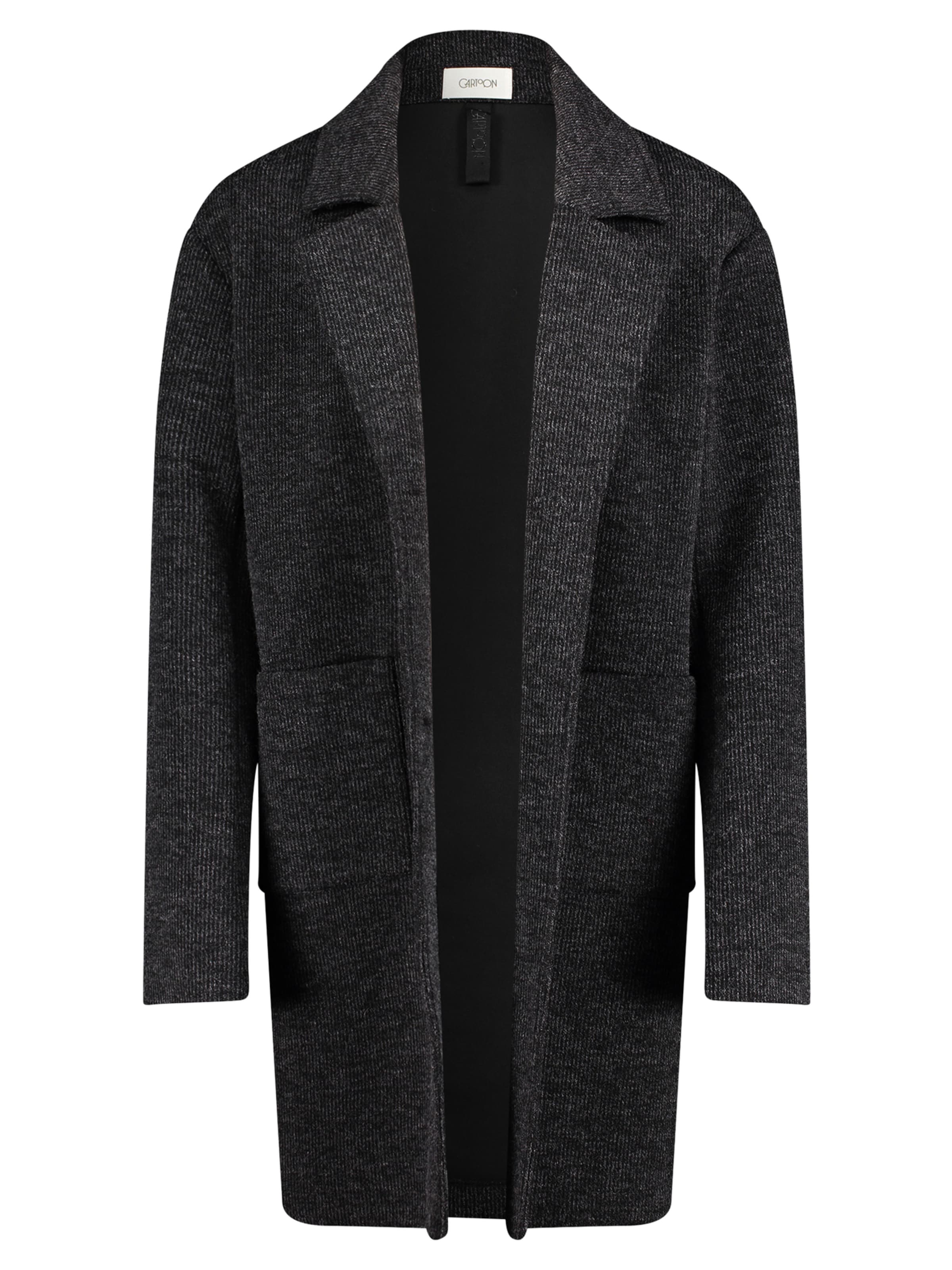 Cartoon Between-seasons coat in Grey: front