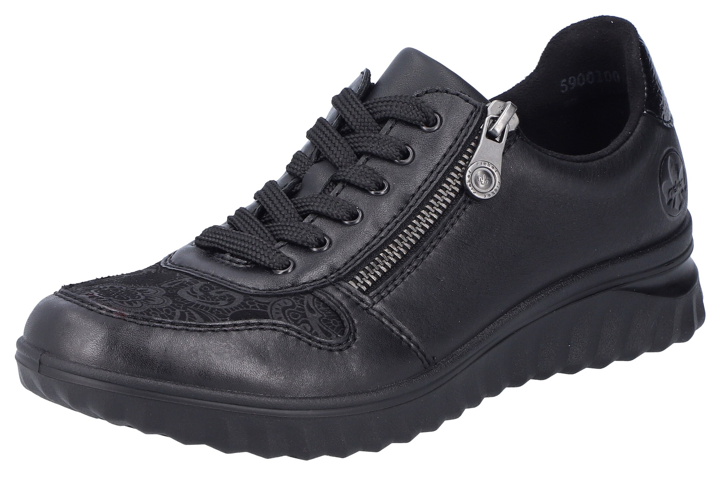 Rieker Sneakers in Black: front