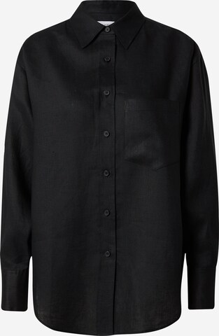 Calvin Klein Blouse in Black: front